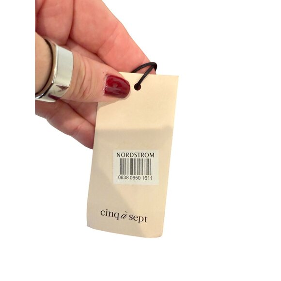 Cinq à Sept Sierra Wrap Minidress in Cranberry NWT - Size 2 - Picture 7 of 10